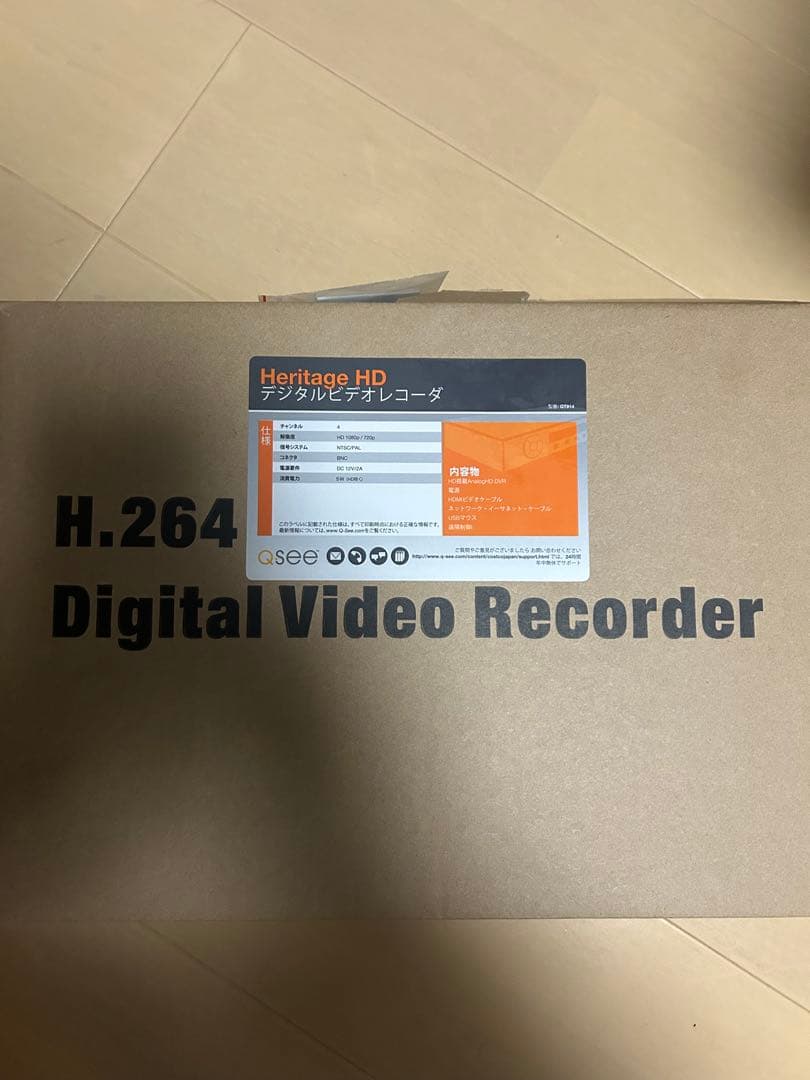 QSEE Prosumer Essential 4CAM 4CH 防犯カメラ