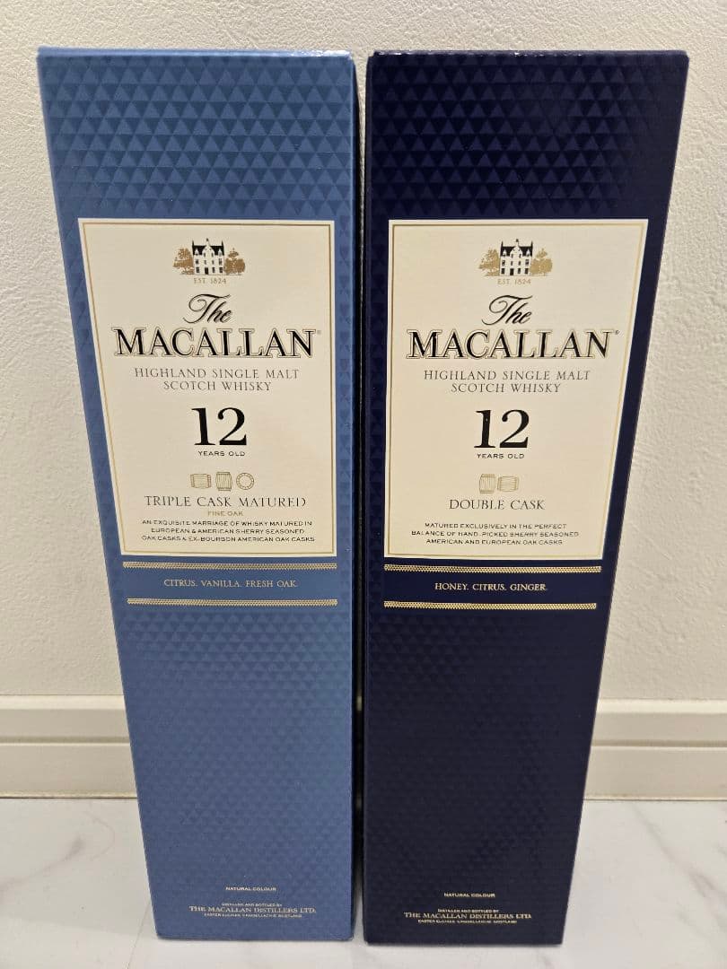 The Macallan 12年 トリプルカスク ダブルカスク マッカラン 休売