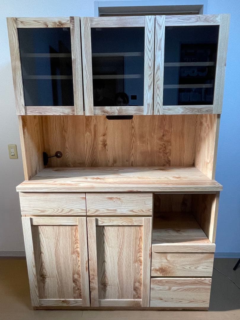 食器棚 キッチン収納 カップボード キッチンボード(送料込)