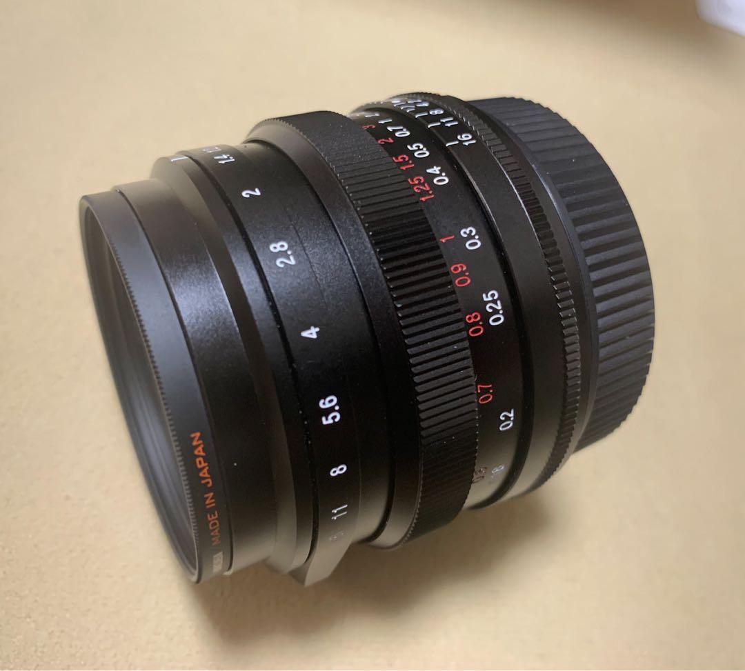 Voigtlander NOKTON 23mm F1.2、フィルター付き