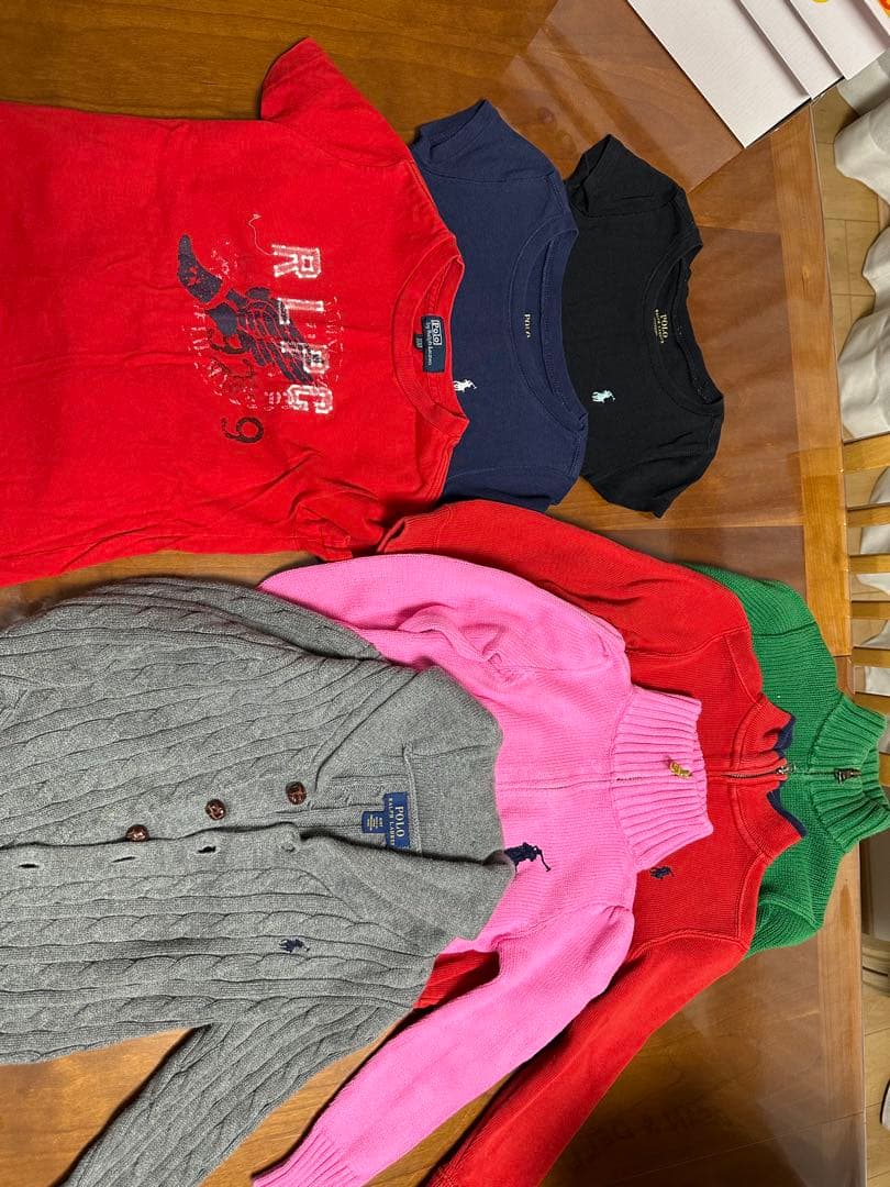 全てPOLO Ralph Lauren 、Burberry 大量