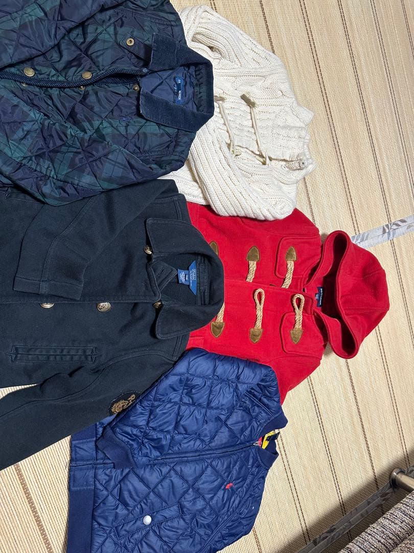 全てPOLO Ralph Lauren 、Burberry 大量