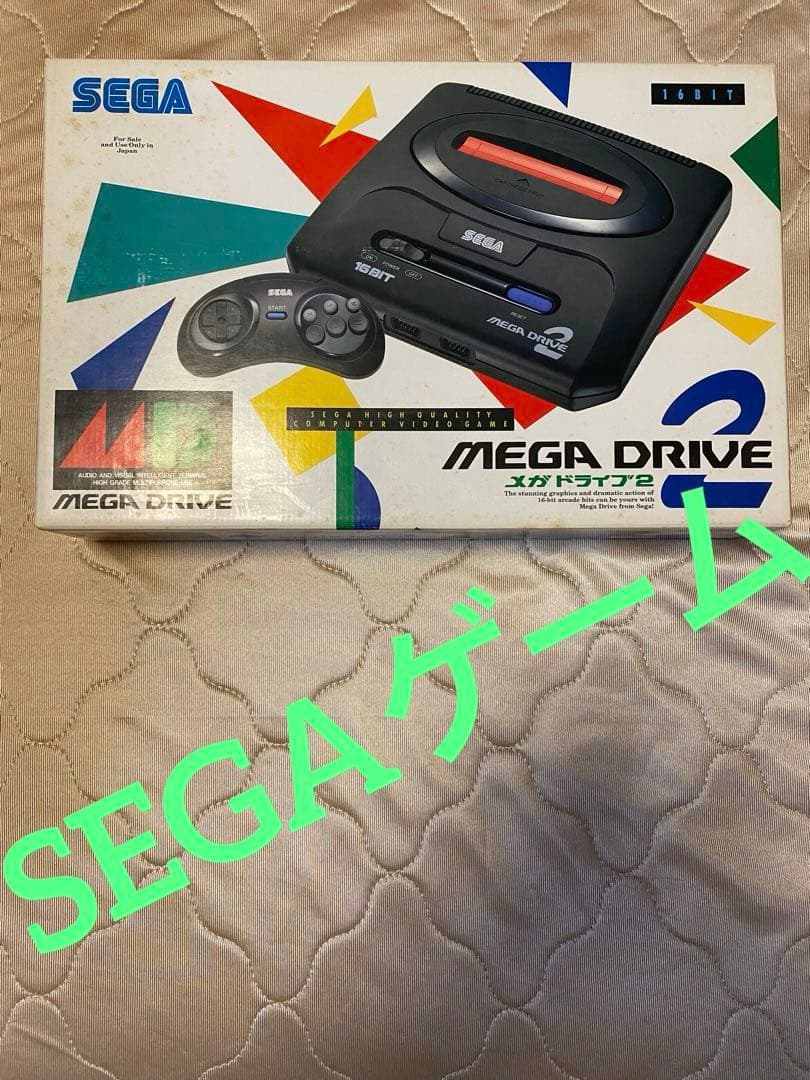 SEGA MEGA DRIVE 2 本体 コントローラー付き