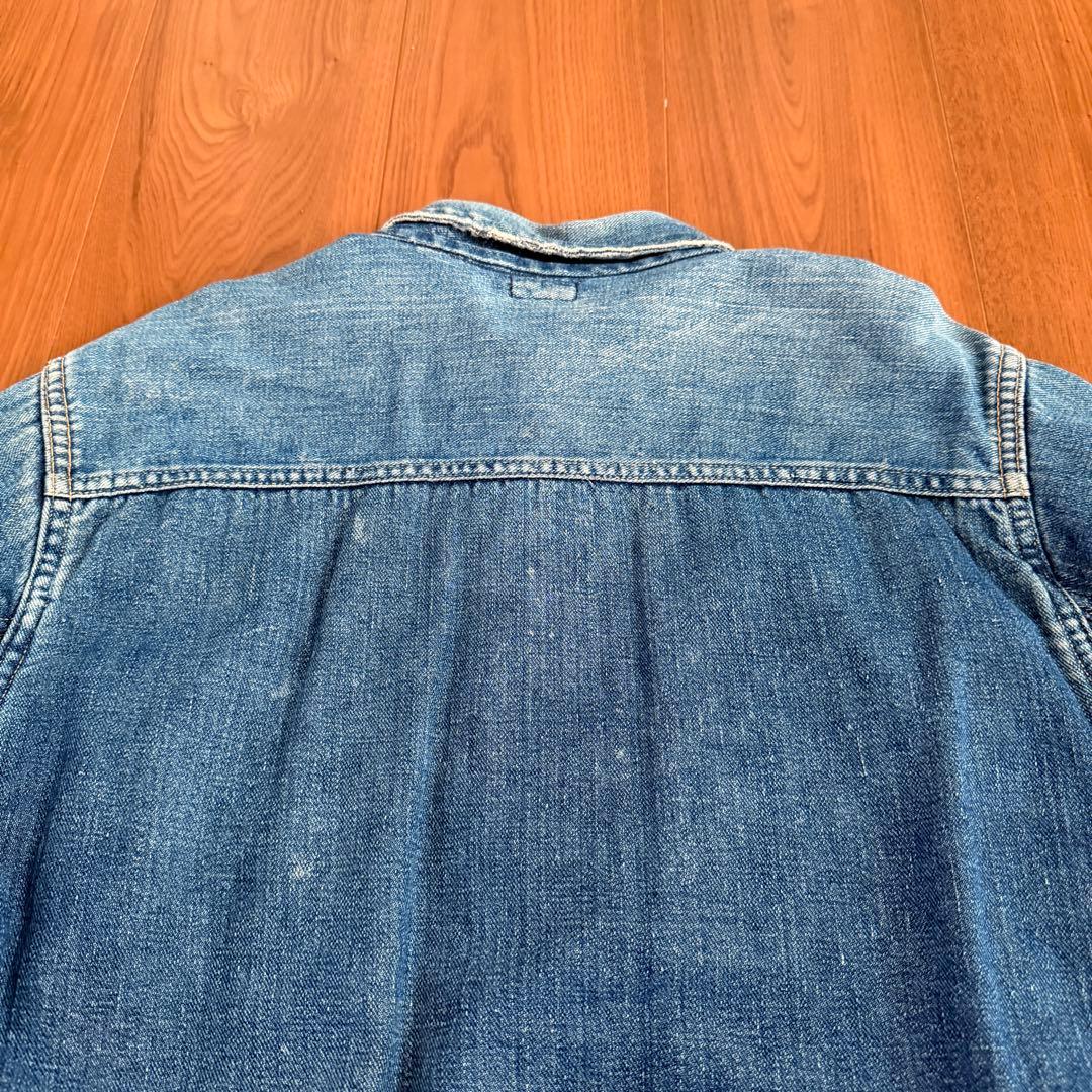 40s 50s Dickies ディッキーズ デニムジャケット シンチバック