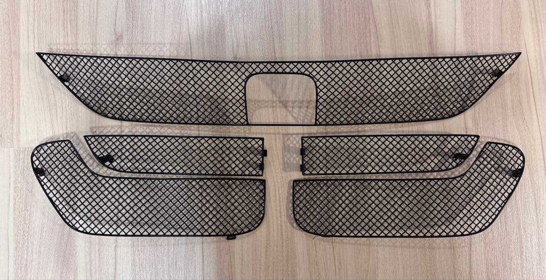 ポルシェ　ボクスター　ケイマン　GTS ブラック 5点セット　メッシュグリル