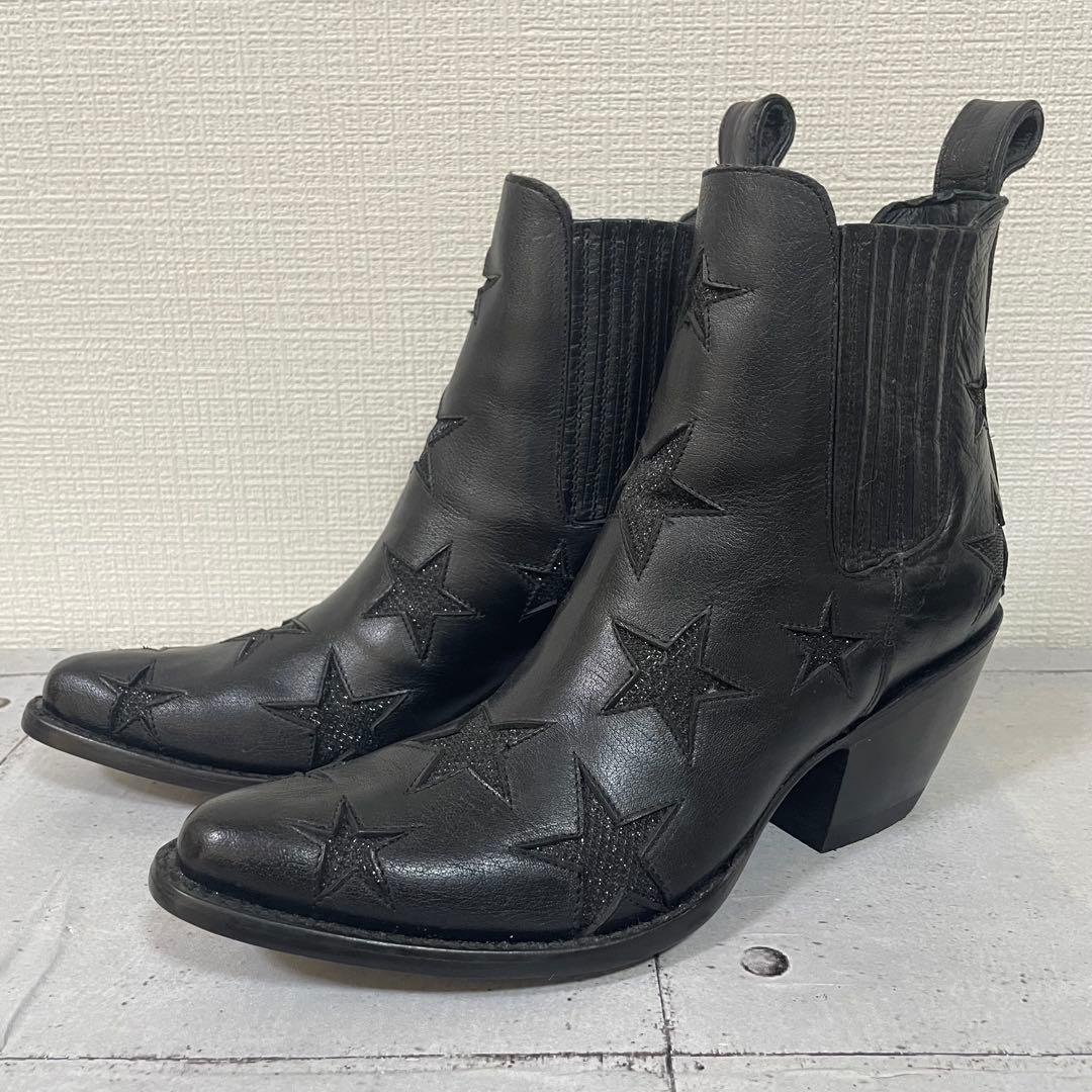 OLD GRINGO オールドグリンゴ ウエスタンブーツ　星　レザー　黒