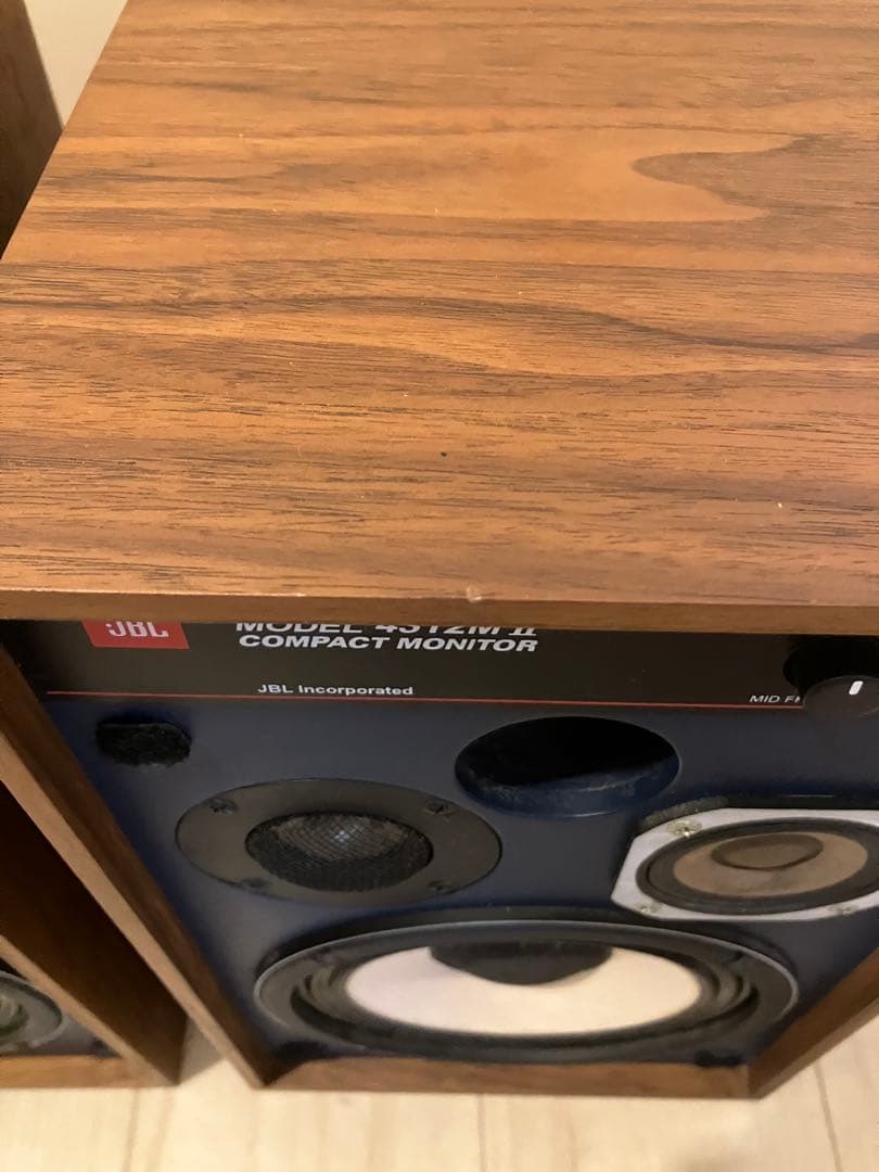 JBL4312M II コンパクトモニター スピーカー ウォールナット おまけ付