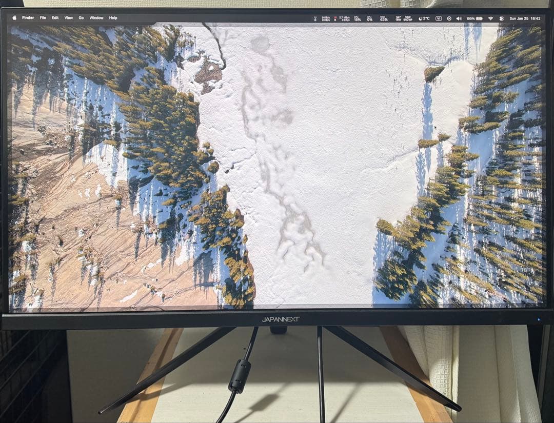 JAPANNEXT 4K 28 インチ　タイプC モニター