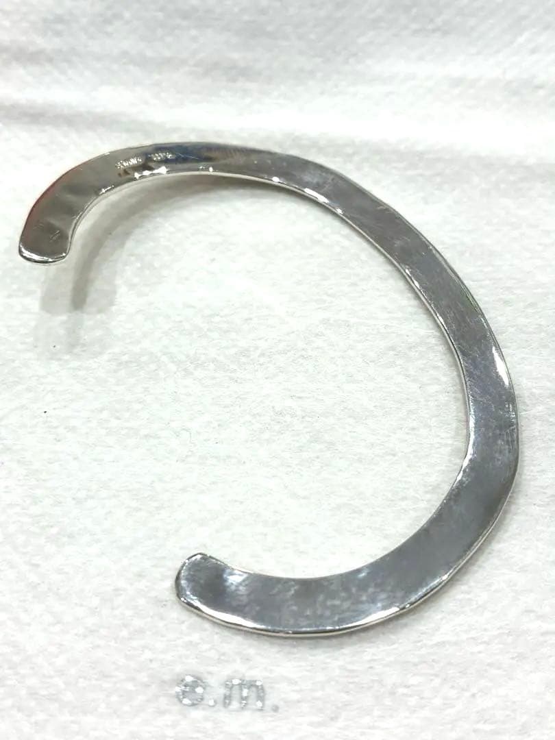 e.m. 平打ち バングル カフ ブレスレット