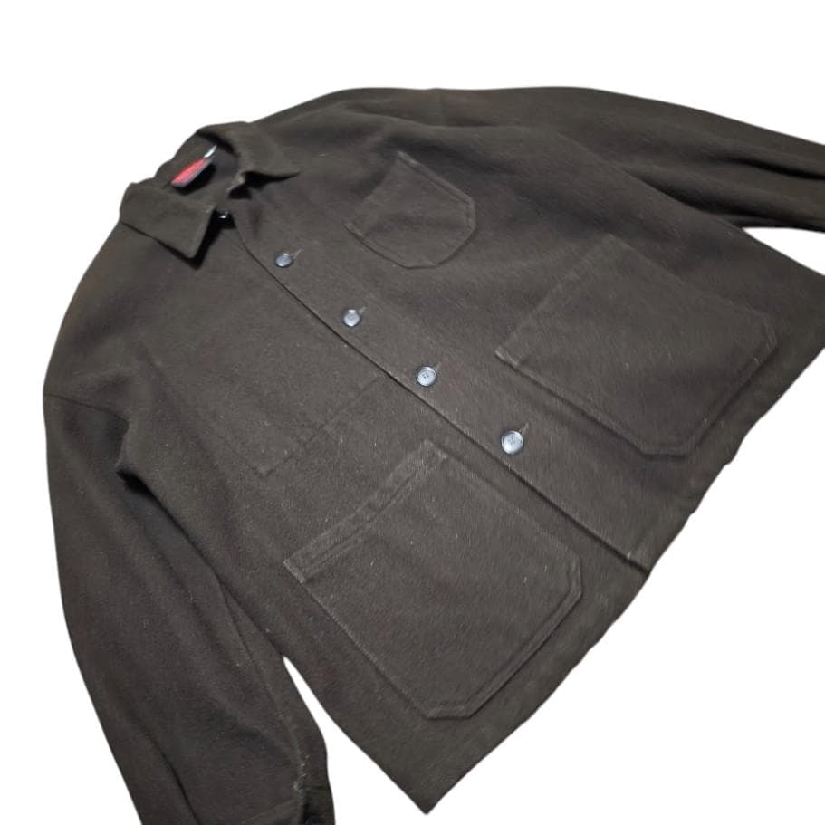 Vetra フランス製 ブラウン ウール カバーオール