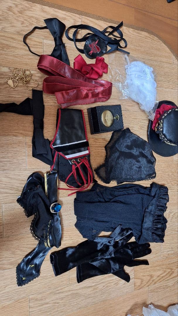 ホロライブ 宝鐘マリン ゴスロリ 衣装 ウィッグ