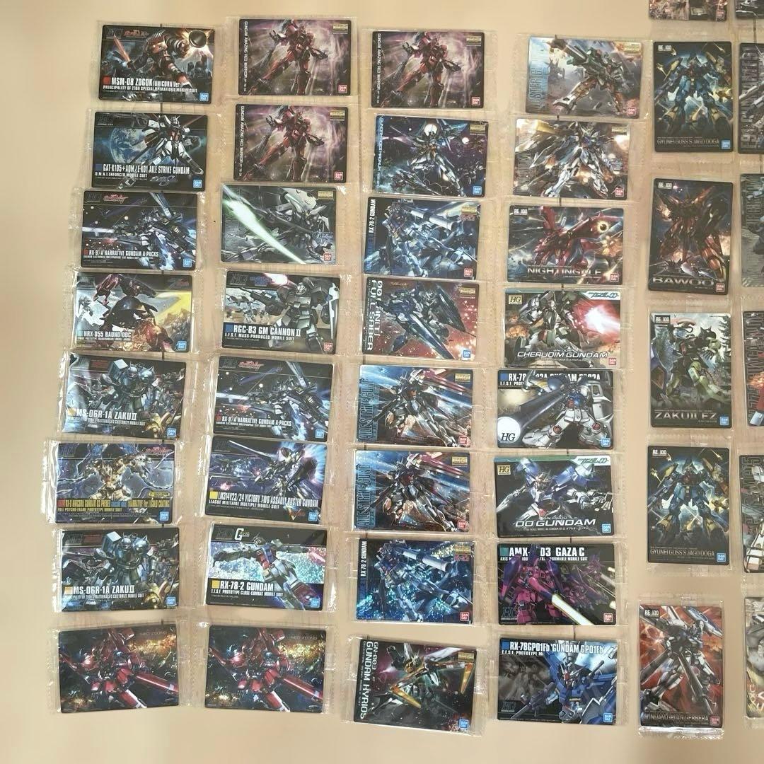 GUNDAM ガンプラ パッケージアートコレクション 74枚まとめ売り。27