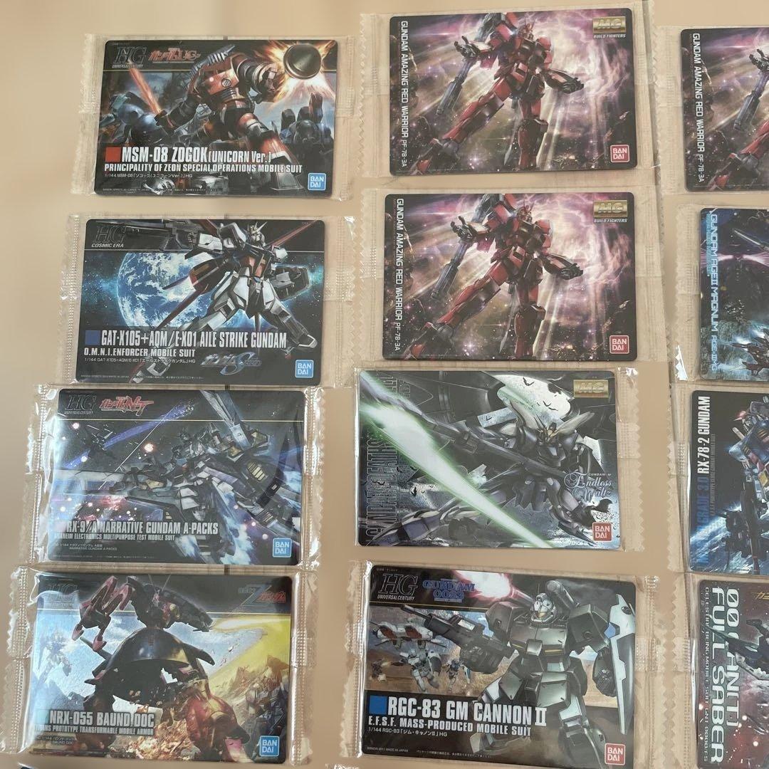 GUNDAM ガンプラ パッケージアートコレクション 74枚まとめ売り。27