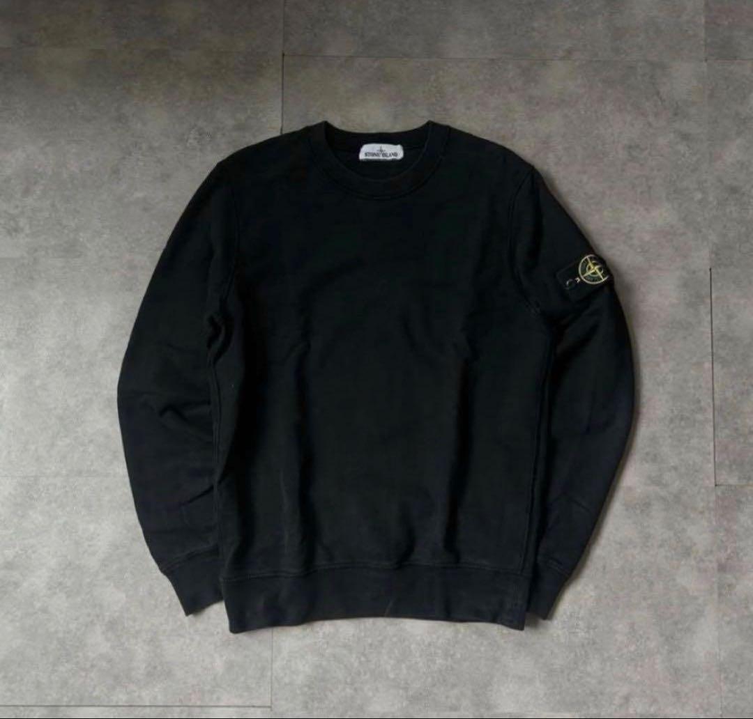 Stone  ブラック トレーナー