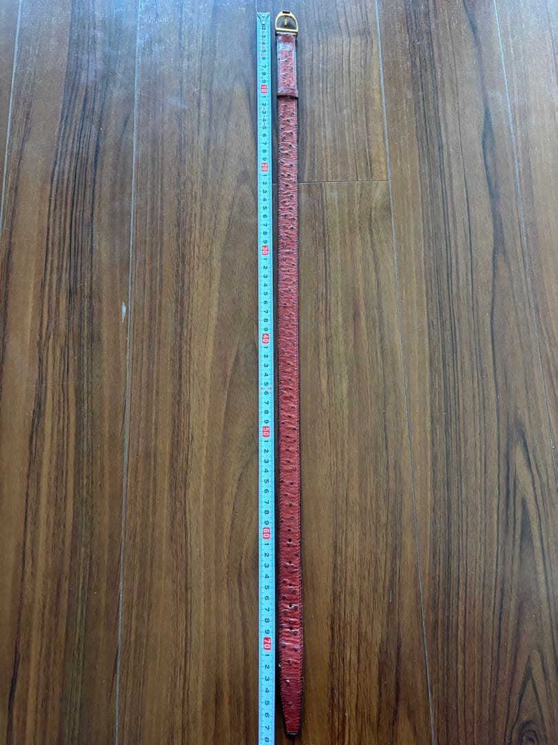 HERMES ベルト　赤