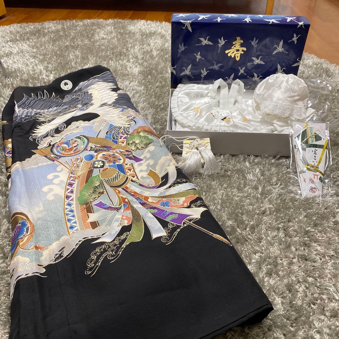 お宮参り用着物と小物セット（男の子）