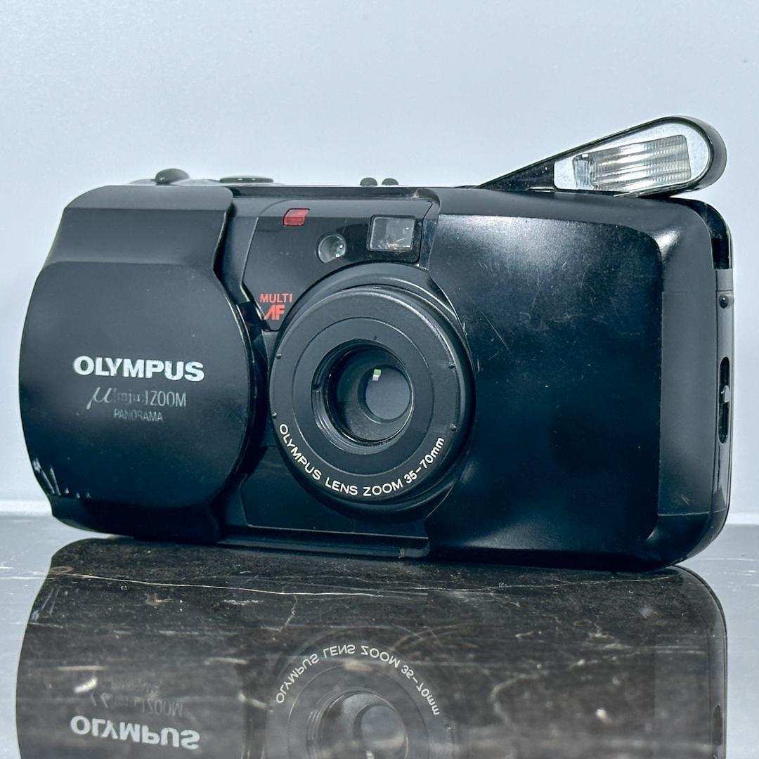OLYMPUS μ ZOOM PANORAMA コンパクトフィルムカメラ◯