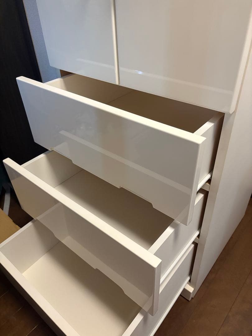 ニトリ　ワードローブ　タンス　（ホワイト）