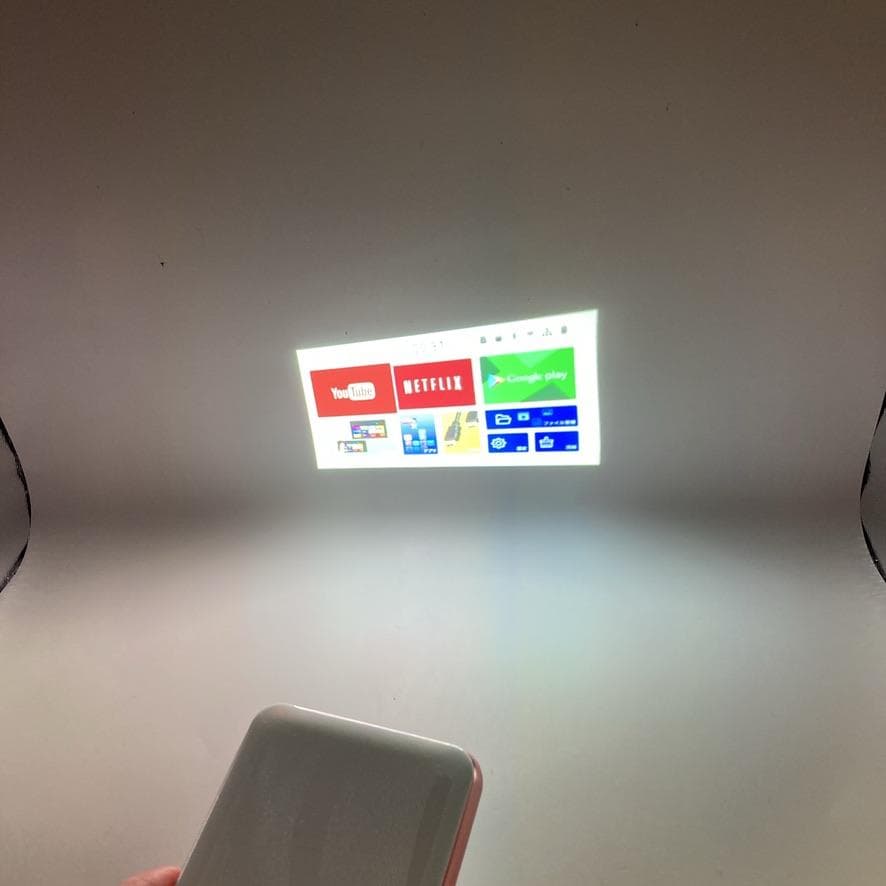 【美品】KABENI スマホ型プロジェクター T89 ミニ UENO-mono