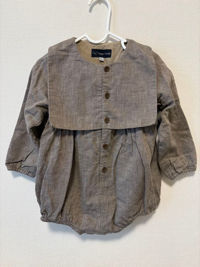 メゾンマレル maison marelle ロンパース 36m