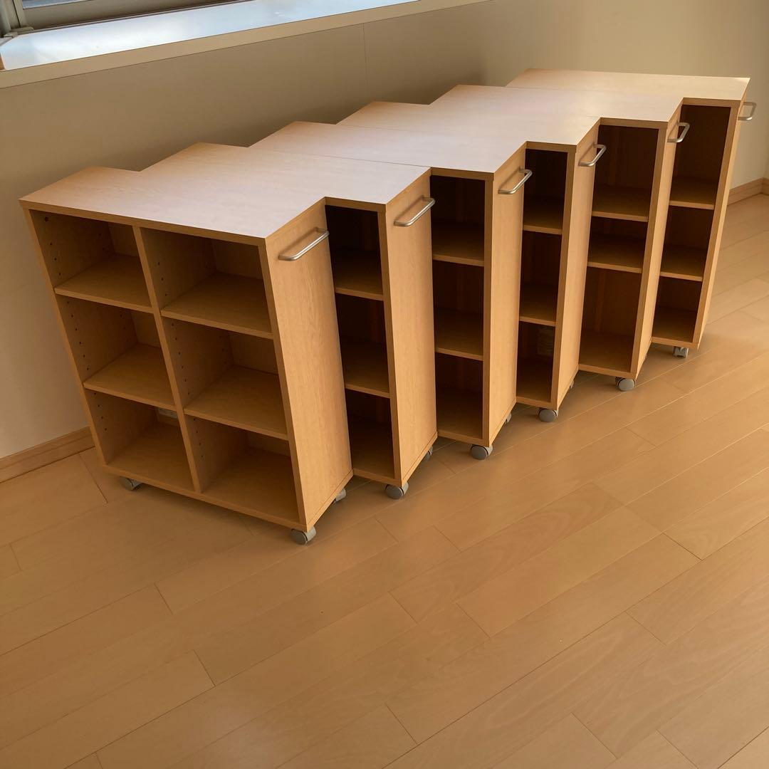 アイリスオーヤマ キャスター付き収納カート×6台のうち3台②