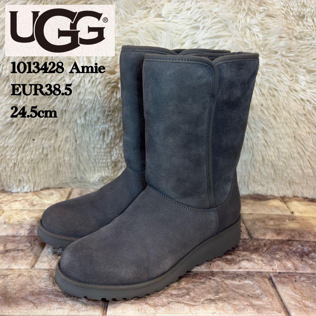 未使用級　UGG Amie　1013428 24.5cm ムートンブーツ
