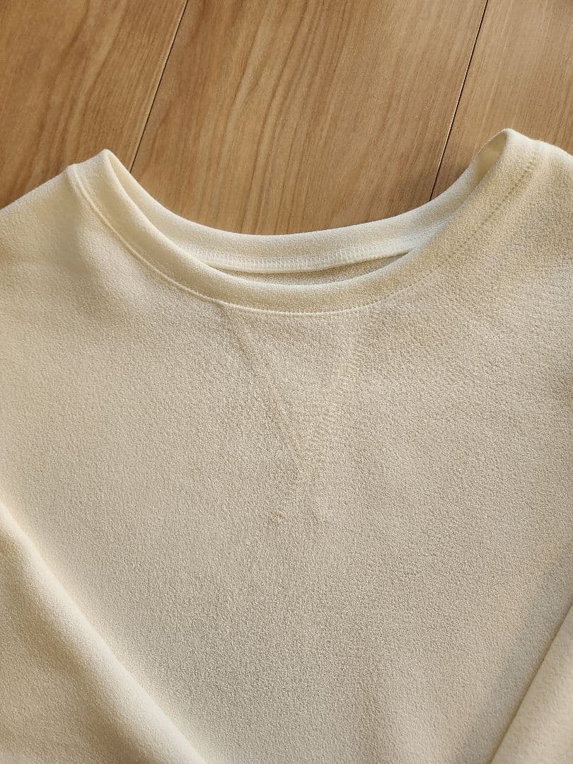 ウィムガゼット 名品 Vガゼットプルオーバー ホワイト ゆったりサイズ