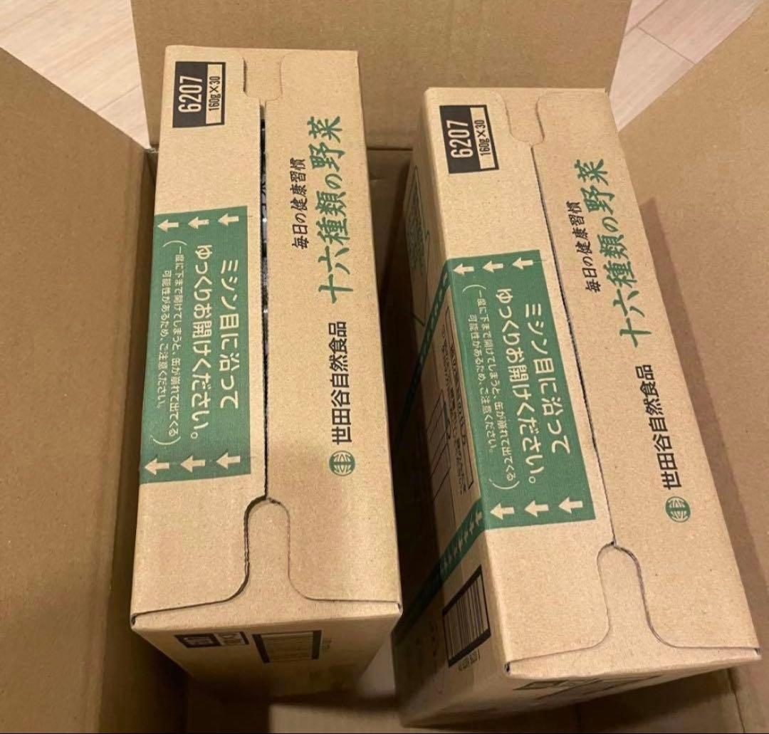 世田谷自然食品　野菜ジュース　十六種類の野菜30本✖️2ケース