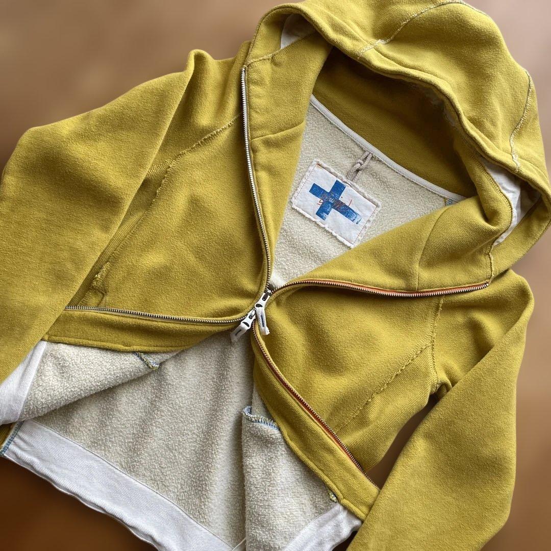 パラスパレスvmヴームダブルジップコットンパーカー3マスタード