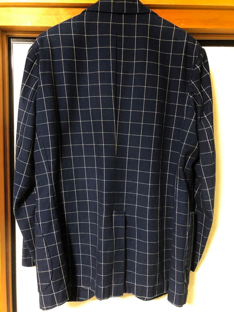 美品★evisu★hidehiko yamaneジャケット★ウィンドウペン★48