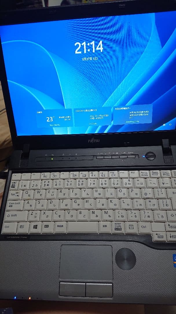 富士通 ライフブックコンパクトノートPC Ｐ772/GX win11 動作保証