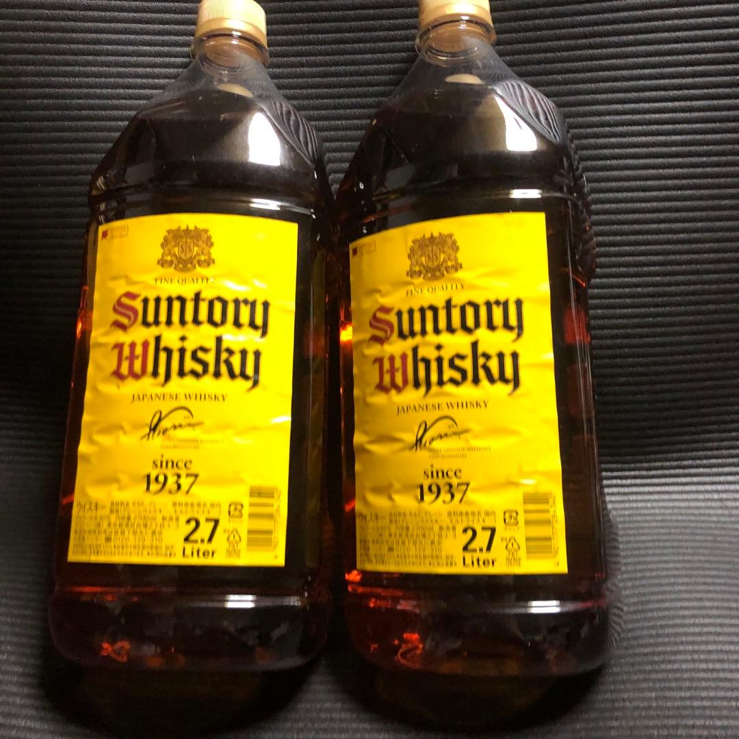 【未開封】角瓶　2.7 ℓ　サントリー　ウィスキー　角　2本