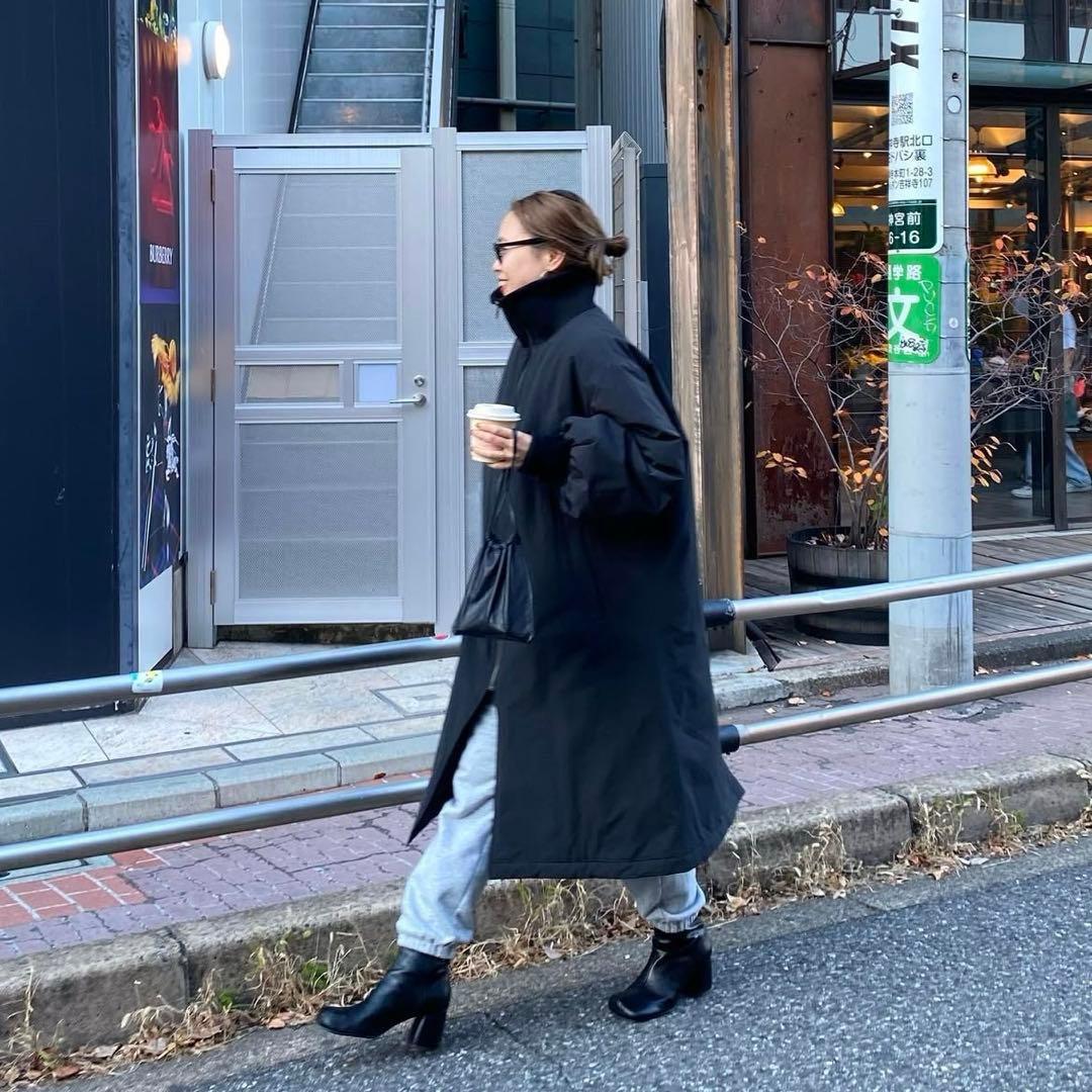 美品★CIAOPANICTYPY★スタンドカラーボリュームスリーブコート