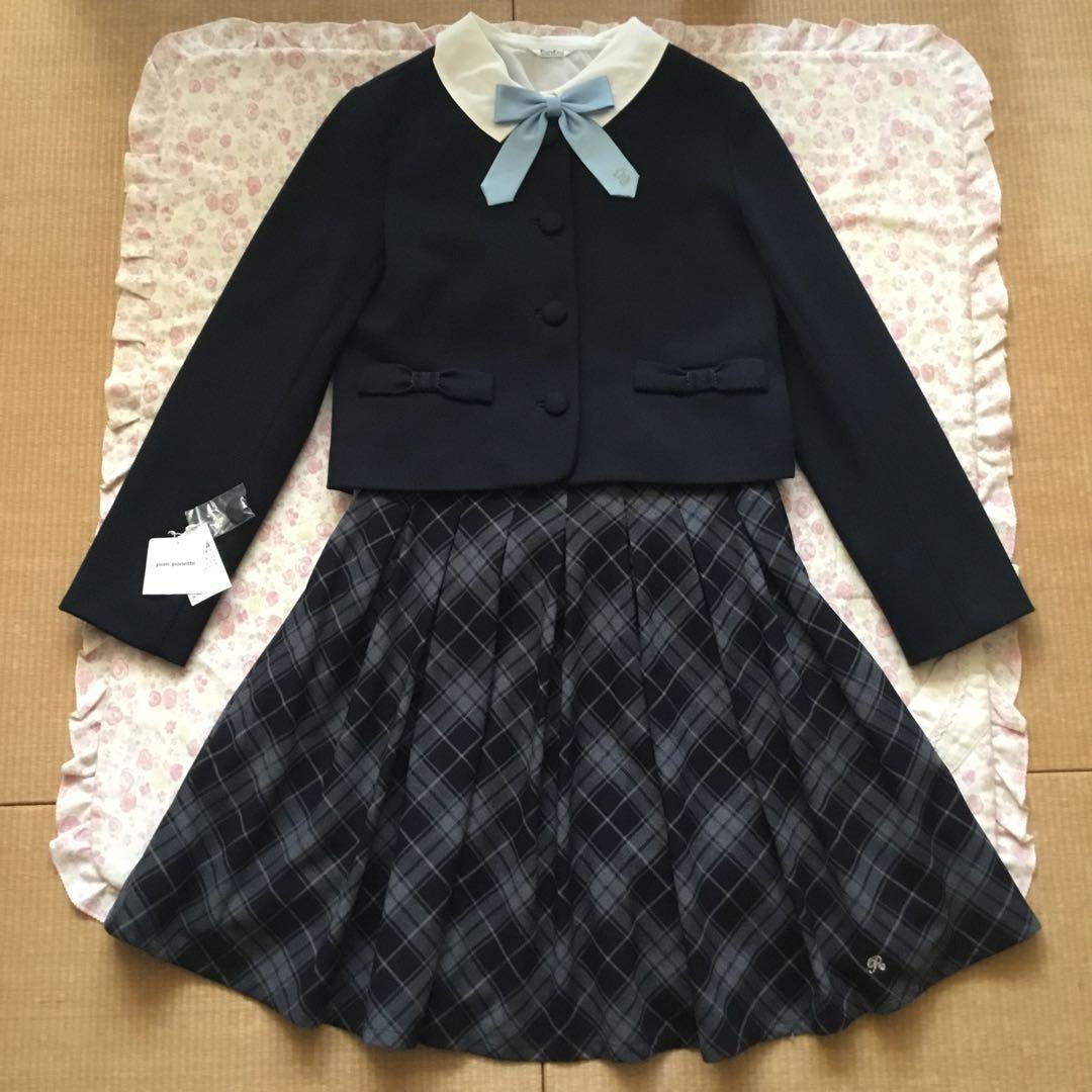 けえやん　ポンポネット　卒業式スーツ　160