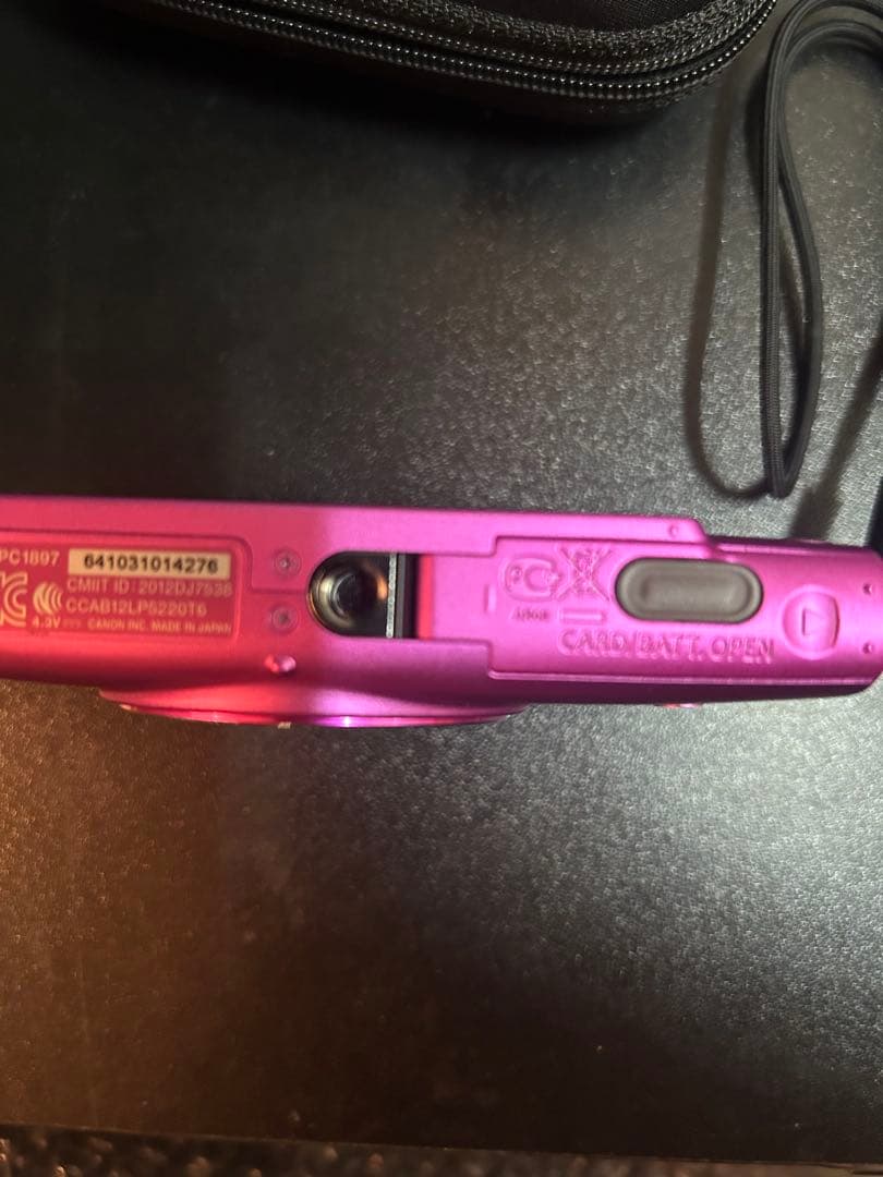 Canon PC1897バッテリー＆充電器付き 希少ピンク【中古美品】