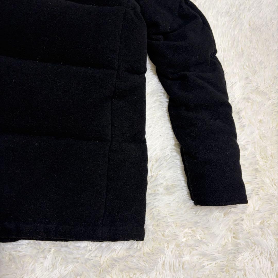 美品　DANTON BEAMS別注 ウールモッサダウン黒XL クリーニング済