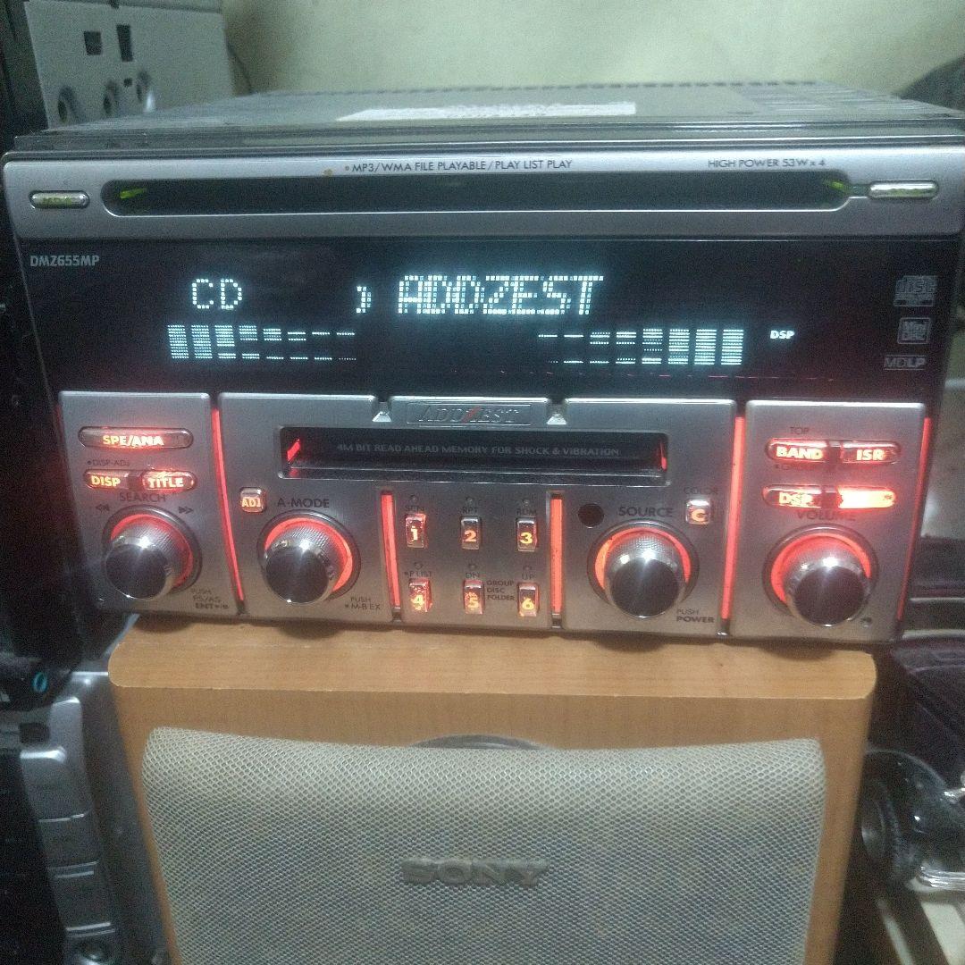 ADDZEST Clarion カーオーディオCD MDデッキです～(^o^)