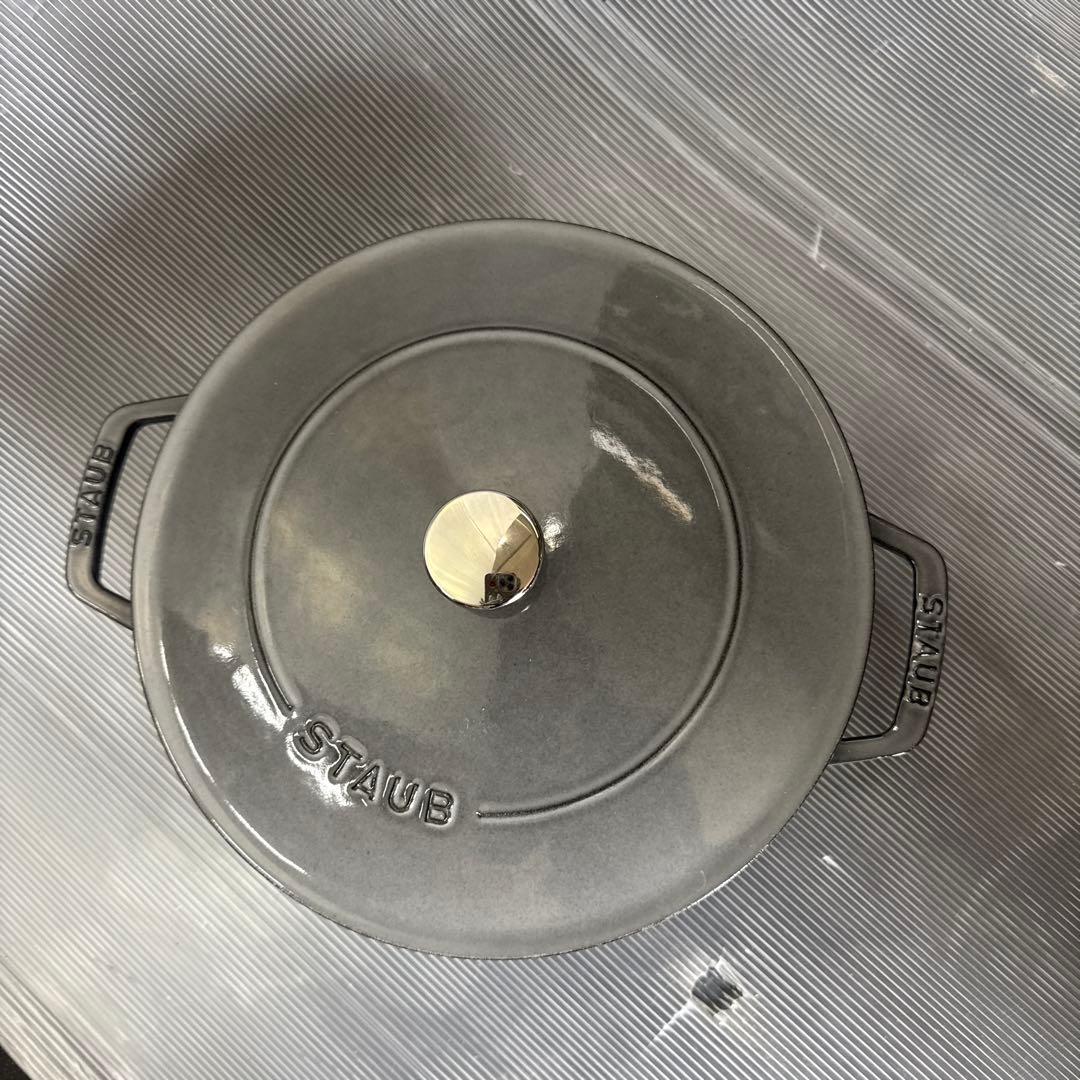 ストウブ 　鍋 24cm　現状品