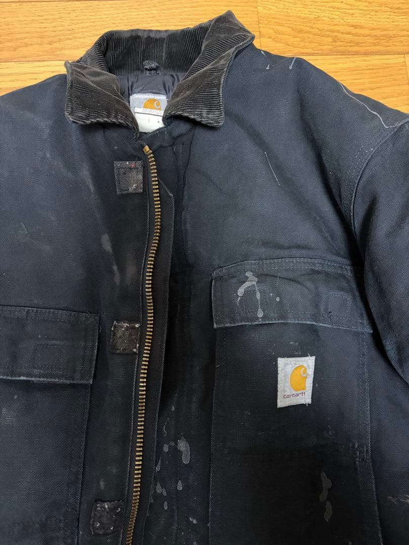Carhartt 黒 カバーオール made in USA