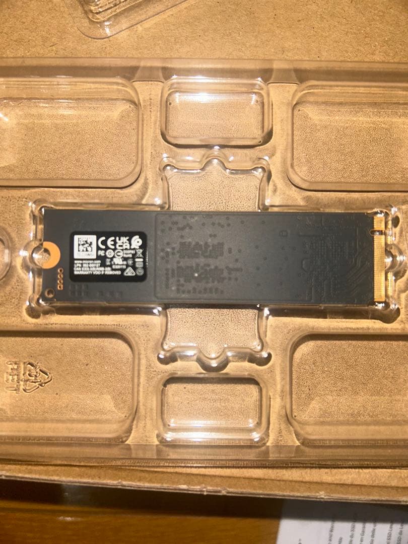 内蔵型SSD MTFDKA512QGN 512GB M.2 SSD