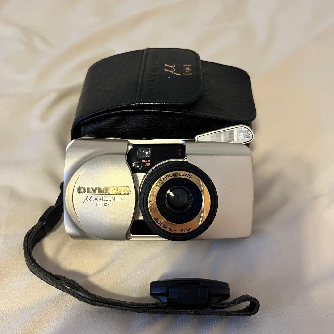 【動作品】OLYMPUS μ mju 115 DELUXE フィルムカメラ