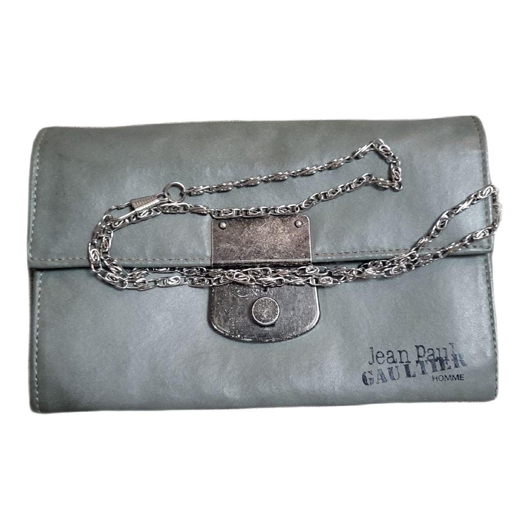 バッグ VTG 80s JPG Pale Green Wallet Grab Bag