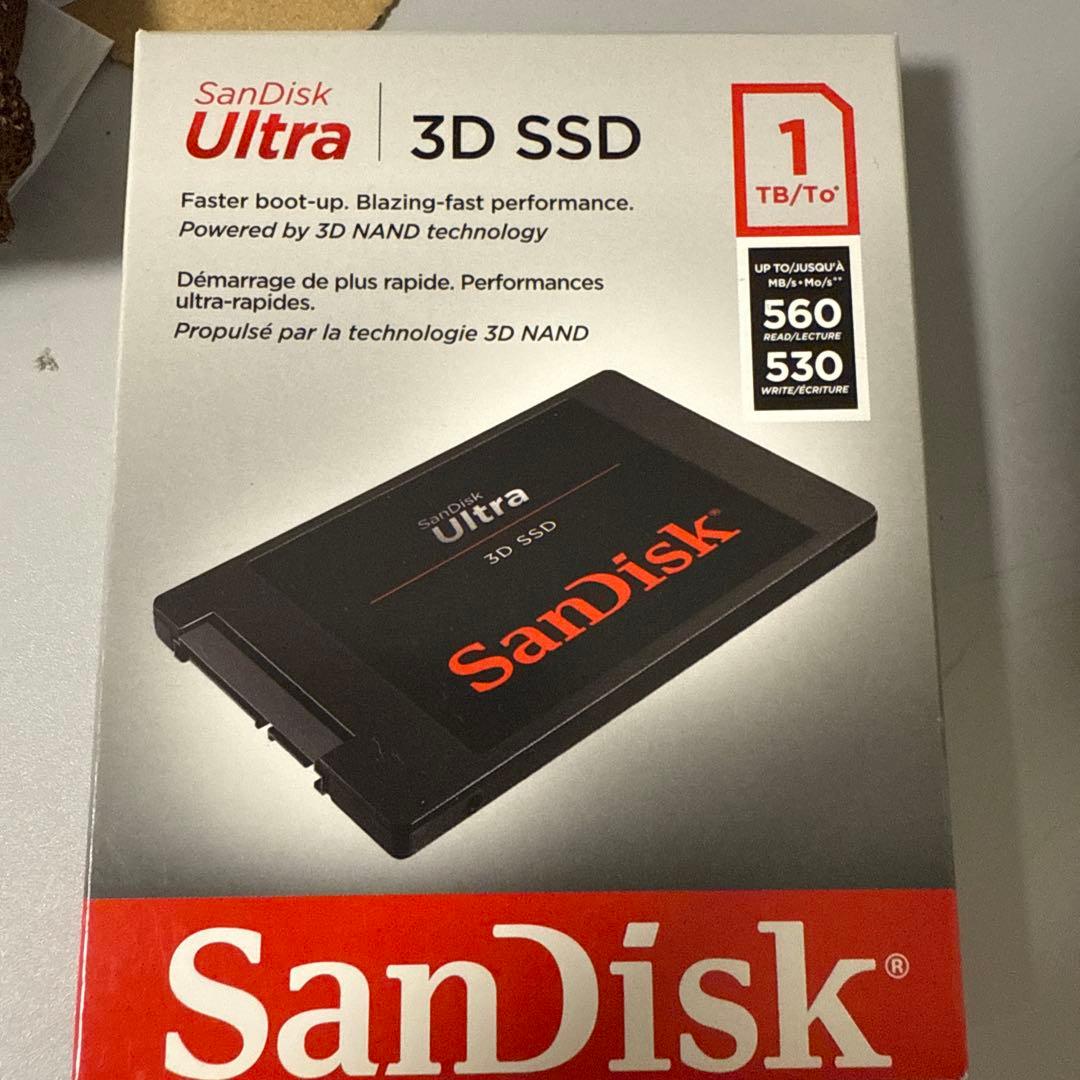 内蔵型SSD SanDisk Ultra 3D SSD 1TB