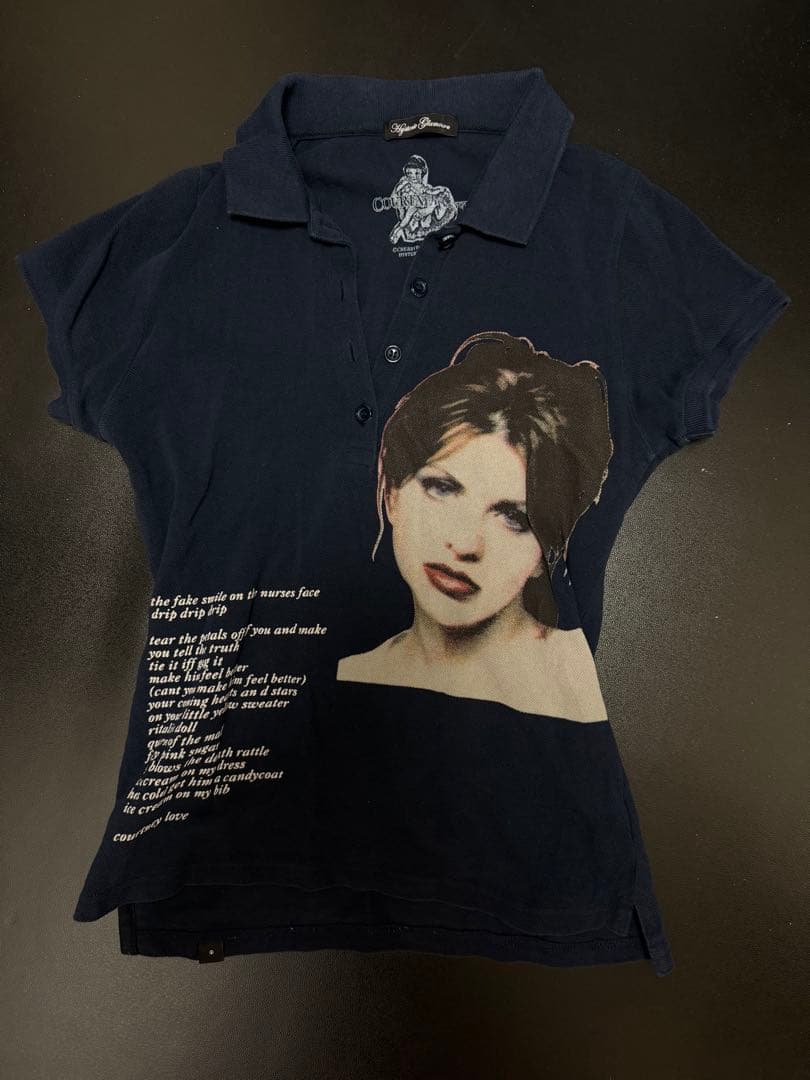 ヒステリックグラマー COURTNEY LOVE ポロシャツ