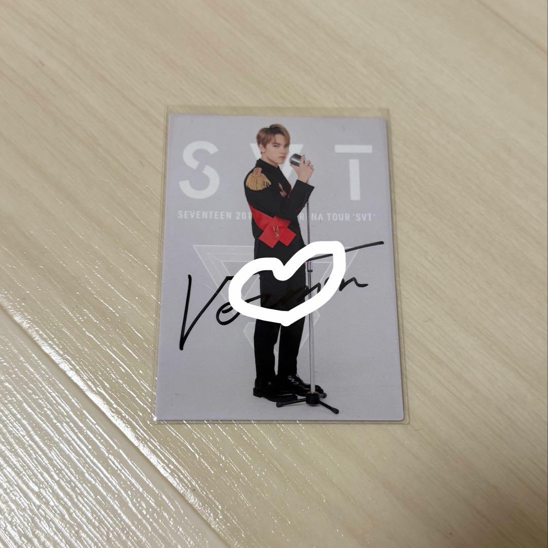 SEVENTEEN SVT トレカ バーノン 直筆サイン入り