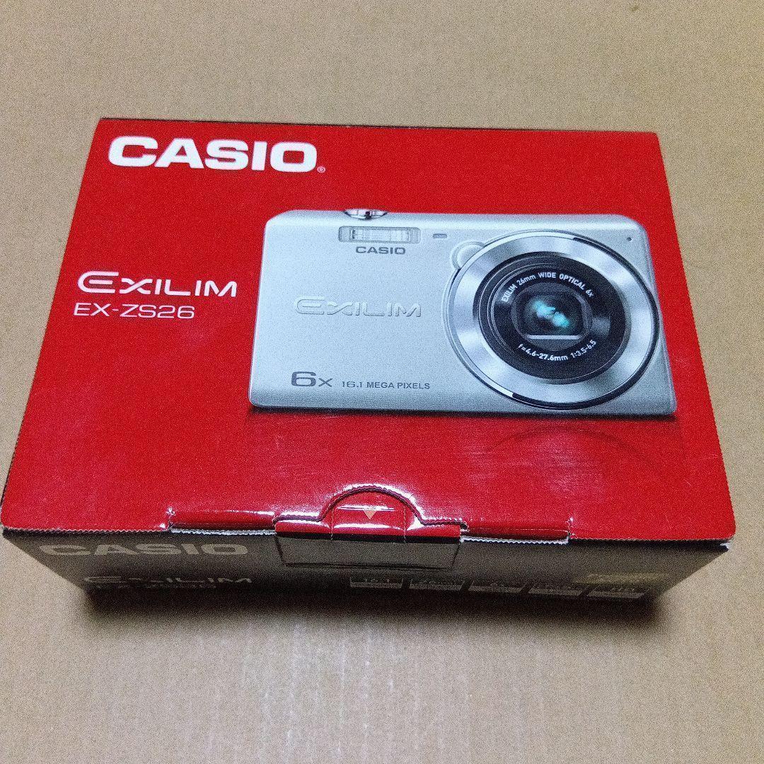 CASIO EXILIM EX-ZS26 コンパクトデジタルカメラ レッド