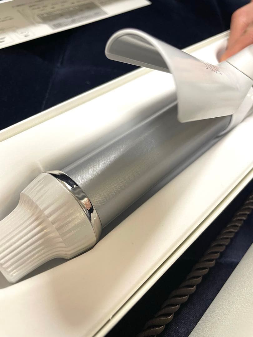 【美品】ReFa RE-AF00A 32mmカールヘアアイロン ホワイト