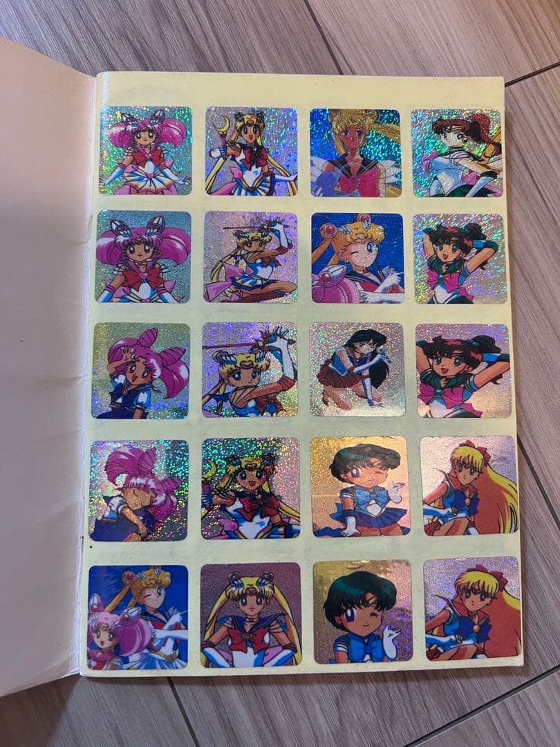 セーラームーン ホログラムシール コレクション30年前のアーカイブ品
