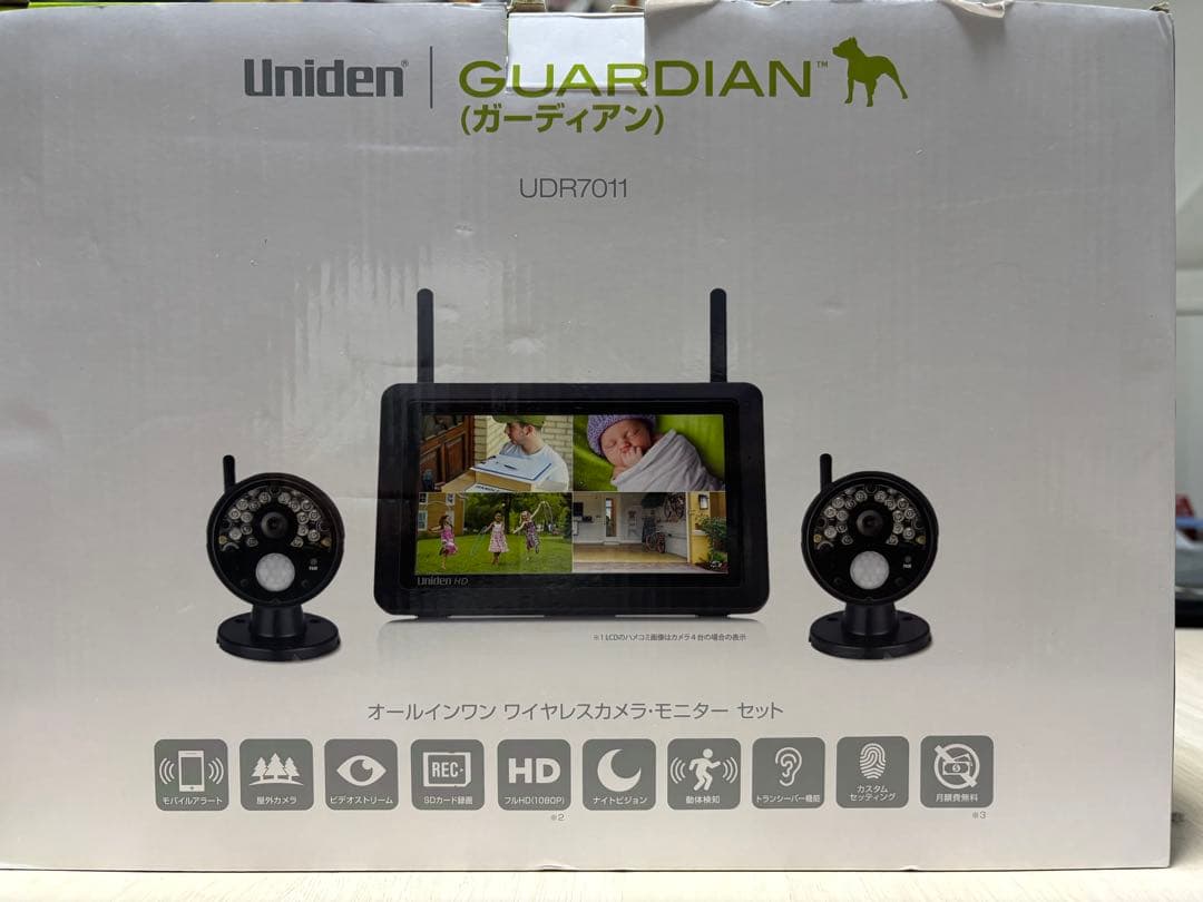 Uniden ワイヤレスカメラセット UDR7011
