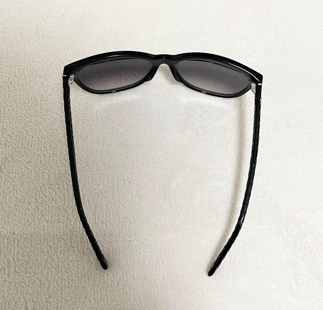 CHANEL サングラス メガネ ブラック ココマーク マトラッセ ゴールドロゴ